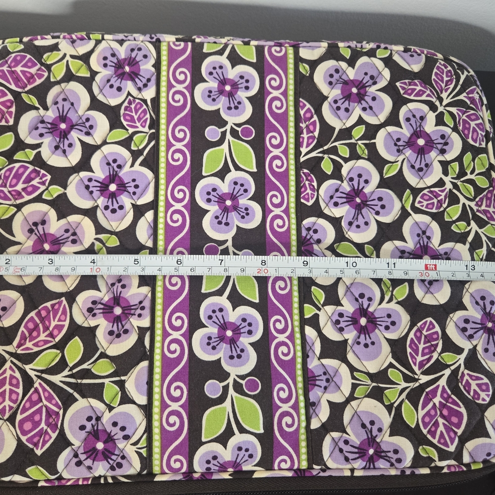 Vera Bradley Purple Foral Laptop Sleeve - Picture 7 of 7